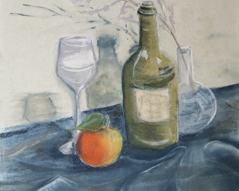 Ein Apfel, 50x40cm